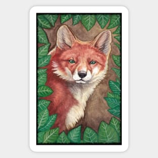 Fox Portrait Sticker